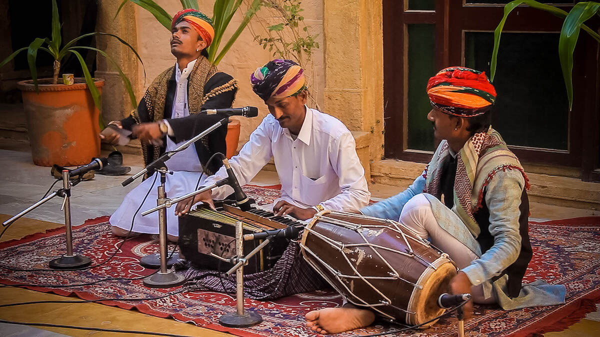 Local Musician playing